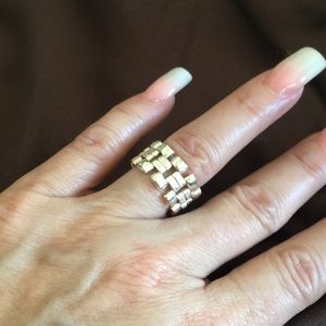 Unique Chain Silver Ring